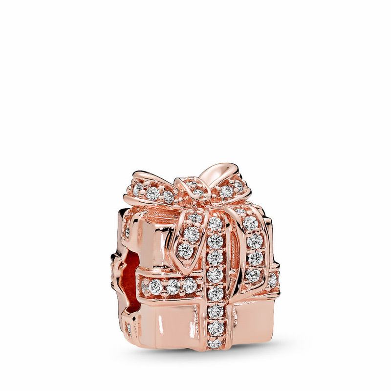 Pandora Australia Rose™ Sparkling Surprise Charm | KMRBEN934